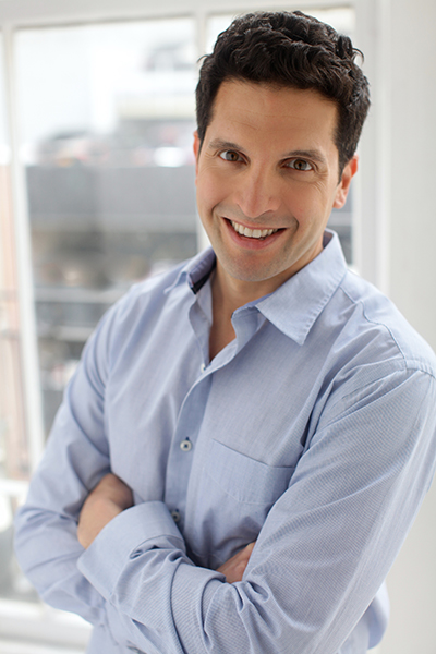 Al in blue dress shirt